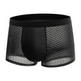 thumbnail image 5 of Fgnfyis Mens Ice Mesh Underwear Mens 4 Pack Multiple Pack Pure Colour Loop Underwear for Men A L, 5 of 8