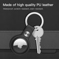thumbnail image 3 of 4 Pack Étui en Cuir PU pour AirTags Key Finder (Traqueur de Localisation), Étui AirTags avec Porte-Clés, 3 of 5