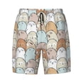 thumbnail image 4 of Lsque Mens Swim Trunks Lovely Bear Pattern - Bathing Suit Compression Liner - Beach Swim Shorts Swimwear - (S-3XL) - Stretch Quick Dry -3X-Large, 4 of 9