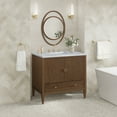 thumbnail image 5 of James Martin Vanities 485-V36-3Car Myrrin 36" Single Basin Wood Vanity Set - White, 5 of 7