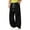 (New7)Black, variant on Men's Trendy Parachute Pants Plus Size Loose Fit Drawstring Cargo Trousers Y2K Techwear Streetwear Bottoms for Fall Winter