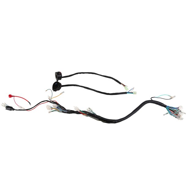 Complete Wire Wiring Harness Handlebar Switch Control Kit Compatible for Italika Dt125 Ft125