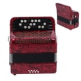 thumbnail image 4 of Kids Accordion Toy, 22 Key 8 Bass Accordion Toy Professional Button Reed Instrument with Storage Bag for Beginners to Practice, 4 of 7