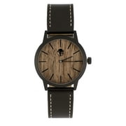 Mens Classic Casual Natural Wood Watch Quartz Wooden Band Gift Giving Wrist Watch Zebrawood