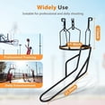 thumbnail image 3 of DGHM Basketball Return Attachment, Heavy Duty Basketball Rebounder with 3 Stable Large Hooks, Durable Basketball Accessories for 18" Rim Basketball Training, Black, 3 of 6