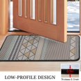 thumbnail image 3 of Beige Geometric Triangle Stripe Pattern Door Rugs,Washable Non Slip Door Mats Indoor,Decorative Door Mats,Entry Mat Indoor for Entrance,Bedroom,Kitchen,Bathroom,30"x17", 3 of 6