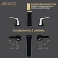 thumbnail image 5 of ANZZI 2-Handle 3-Hole 8 in. Widespread Bathroom Faucet With Pop-up Drain in Matte Black & Chrome, 5 of 8