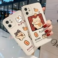 thumbnail image 2 of Compatible with iPhone Case,Cute Kawaii Funny Cartoon Lucky Cat Bumper Camera Lens Protection Soft Shockproof Cover Phone Case (2,iPhone X/Xs), 2 of 4
