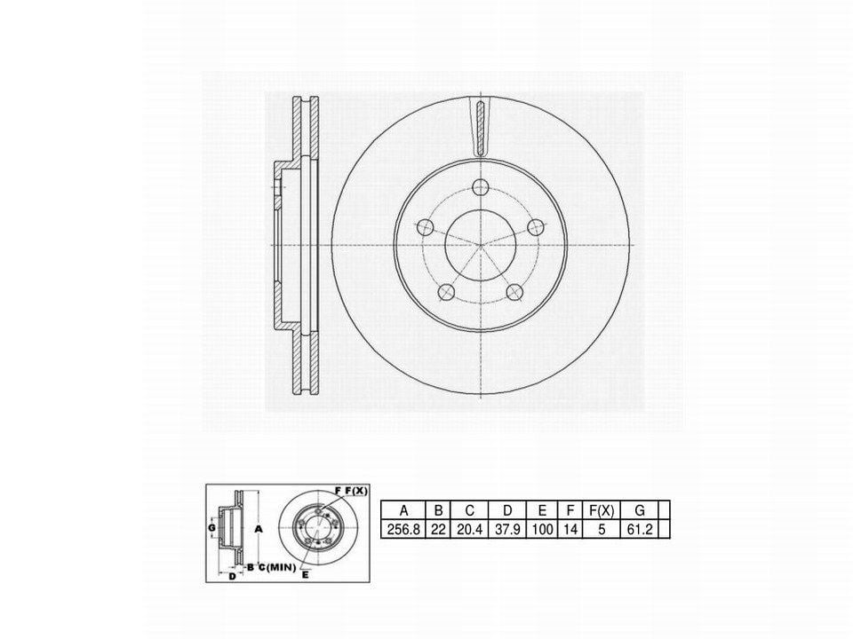 Winstop Brake Rotor, Front WS240389, Dodge Neon 2005-2000