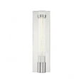thumbnail image 2 of 1 Light Industrial Metal Wall Sconce with Clear Glass-16 inches H By 4.5 inches W-Warm Brass Finish Bailey Street Home 159-Bel-4487706, 2 of 5