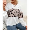 thumbnail image 2 of Blusa Manga Larga Cuello Redondo Jersey Estampado Casual Básico Top De Moda para Mujer, 2 of 6