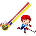 thumbnail image 4 of Hockey Stick Table Tennis Badminton Racquet Ball Toy For Kids Badminton Return Birthday Gift Item Multi Color Pack Of 1 (Tennis Racket Set), 4 of 5