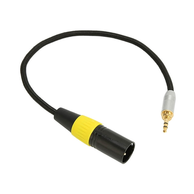 Cable Macho de 3,5 mm de Hombre A 3 Pines XLR, Macho de 3.5 mm A XLR Cable Hifi Gold Stereo para una una una Batidora para Micrófono Inalámbrico