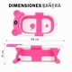 thumbnail image 5 of TINA DE BAÑO PARA BEBÉ ANGELIN PLEGABLE OSO ROSA, 5 of 6