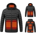 thumbnail image 3 of 2025 Heated Hooded Jacket for Men Women Multiple Heating Zones Coat with 3 Heating Levels USB Smart Winter Outdoor Warm Coat, 3 of 3