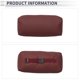 thumbnail image 4 of Almohada para reposacabezas de automóvil Unique Bargains, soporte para cuello ergonómico y cómodo, franela, espuma de memoria, ancho ajustable, rojo, 1 pieza para conducción y viajes, 4 of 7