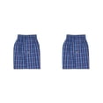 thumbnail image 3 of Minnieouse Ropa interior de hombre, bóxer tejido, pantalones cortos masculinos, suavidad, flexible al tacto, comodidad, pantalones de algodón Azul oscuro SG 2piezas, 3 of 6