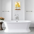 thumbnail image 4 of ZHONGYUTONG Bathroom Wall Art Sunflower Butterfly in Bathtub Poster Prints Funny Bathroom Artwork Yellow Flower Canvas Picture for Rustic Farmhouse Bathroom Decor (20.00" x 30.00"), 4 of 6