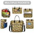 thumbnail image 2 of OBREWU Sunflower Womens Lunch Box for Work,Insulated Large Sunflower Lunch Bag for Women,Loncheras Para Mujer,Leakproof Adult Lunch Bag for Work,Beach,Travel,Picnic,Camping, 2 of 7