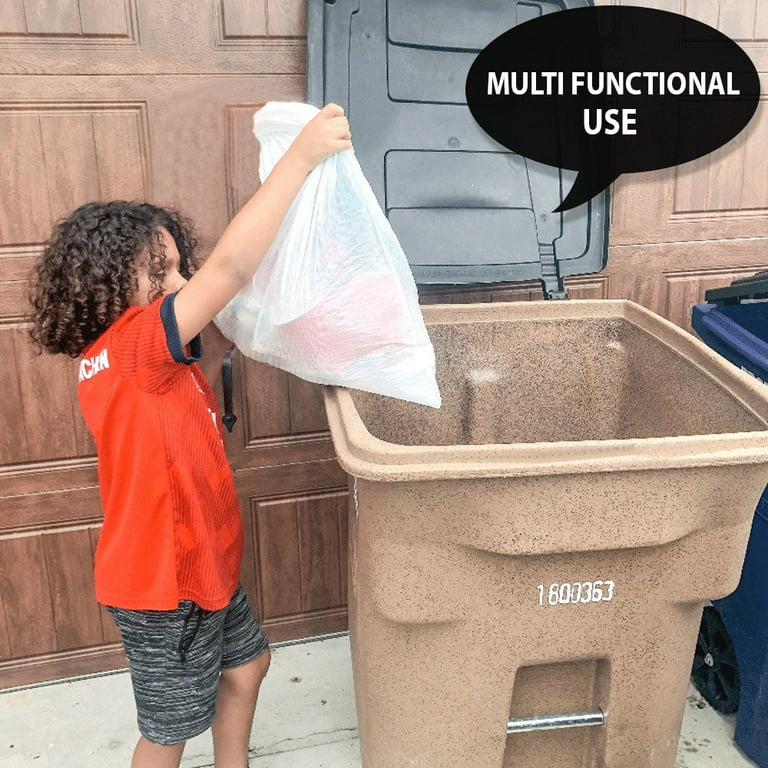 Ox Plastics 24-30 Gallon Trash Can Liner, High Density 30”x37