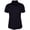 Black, variant on Monterey Club Women's Artsy Animal Emboss Golf Polo Shirt #2443