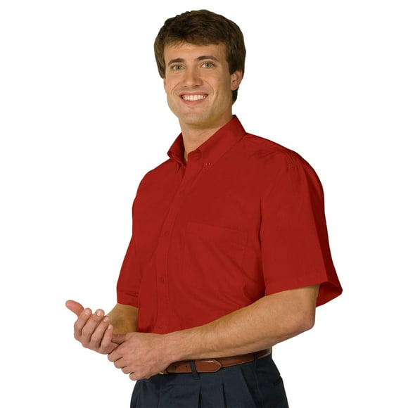 Men's Lightweight Short Sleeve Poplin Shirt