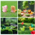 thumbnail image 3 of Figuras de animales de resina a granel, 80 unidades, para decoración de jardín de hadas, 3 of 7