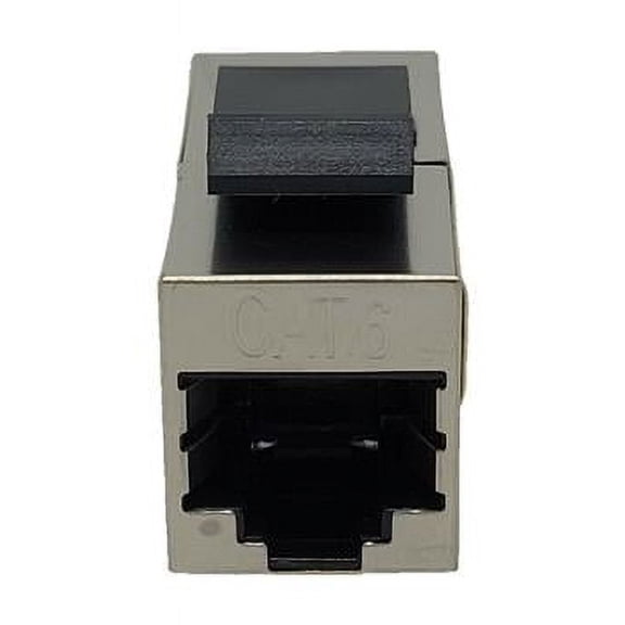 Cat 6 Shielded RJ45 Inline Keystone Coupler, Pack of 5