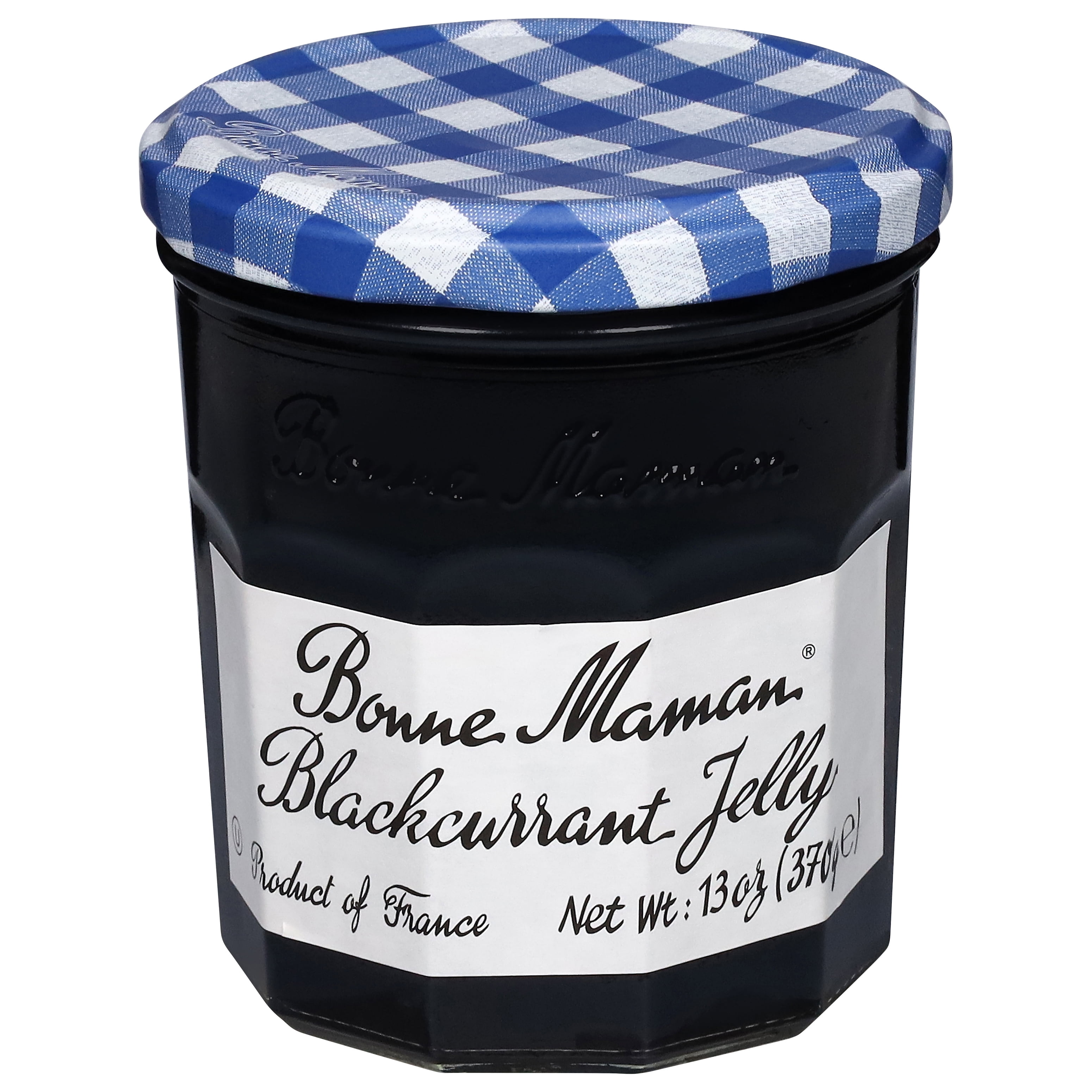 BONNE MAMAN, JELLY BLACK CURRANT, 13 OZ, (Pack of 6)