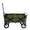 Green, variant on Mac Sports Collapsible Folding Outdoor Utility Garden Wagon Cart, Green