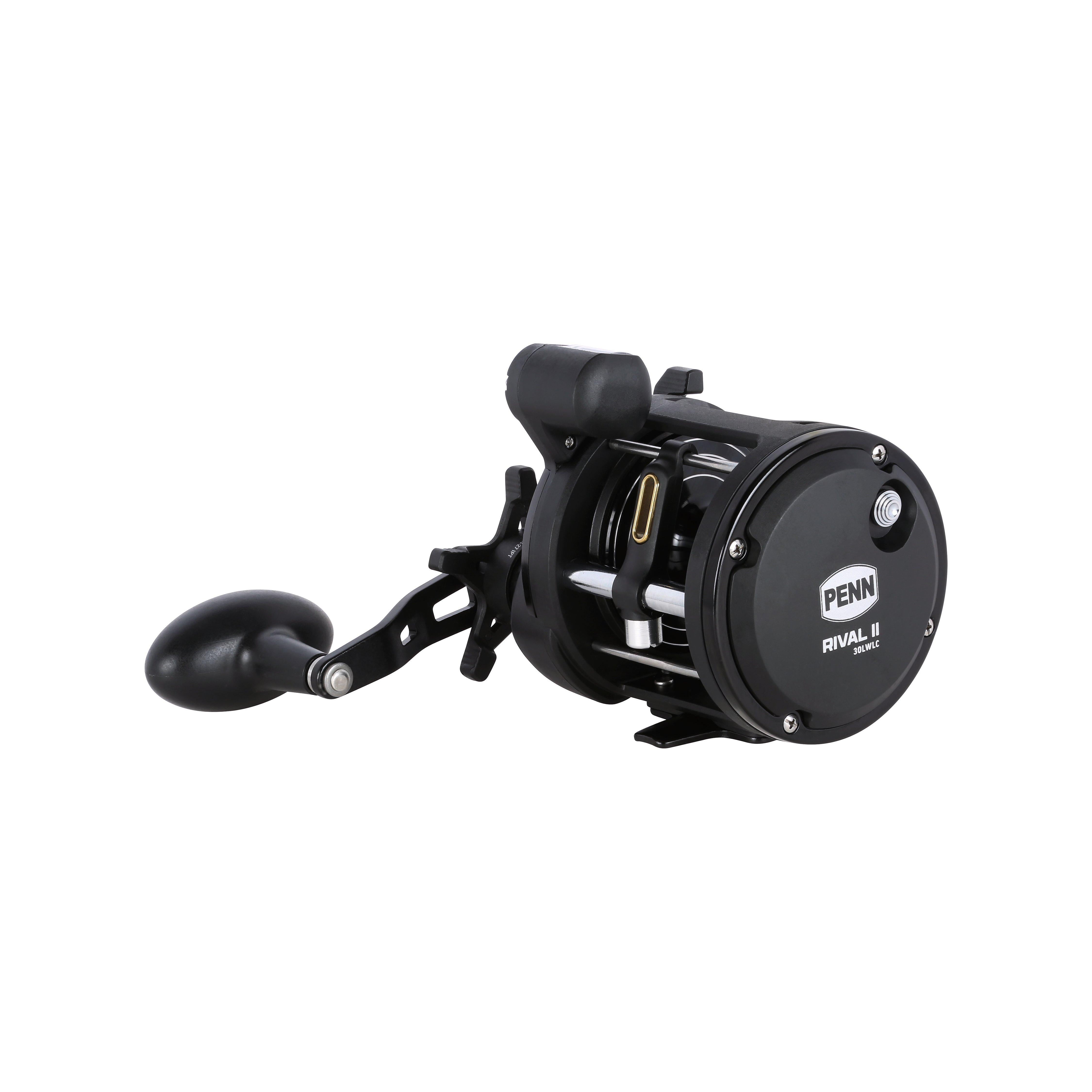 PENN Rival II Level Wind Conventional Fishing Reel, Right-Handed, 30 Size Reel
