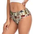 thumbnail image 2 of Fotbe Rustic Plaid Forest Lodge Calzones Estampados para Mujer – Ropa Interior de Algodón, Cómoda, Suave y Elástica-Small, 2 of 6