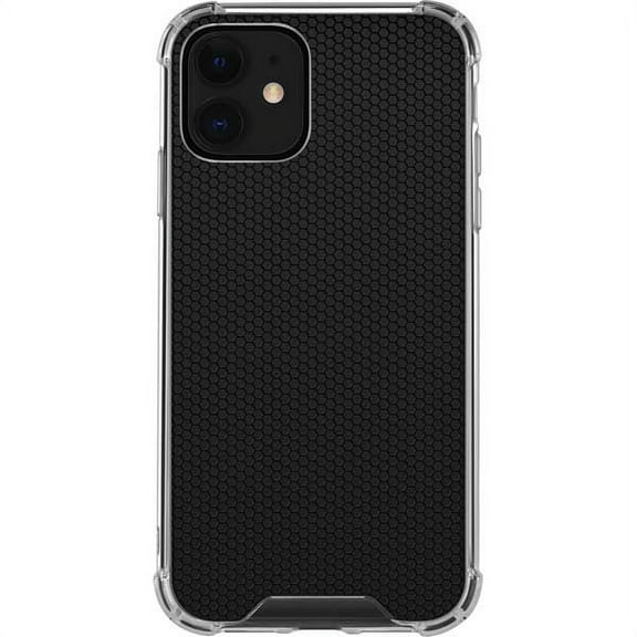 Skinit Textures Black Hex iPhone 12 Clear Case