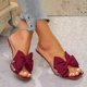 thumbnail image 5 of Zapatillas de Verano para las Mujeres Transparentes Arco Bloque Tacón Sandalias, Arco Sandalias para las Mujeres Pvc Slide Mules, 5 of 9