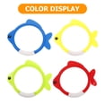 thumbnail image 2 of 4pcs Pool Time Dive Rings Water Swimming Pool Ring Colorful Pool Diving Toys Swimming Pool Dive Toys For Kids Adults, 2 of 6