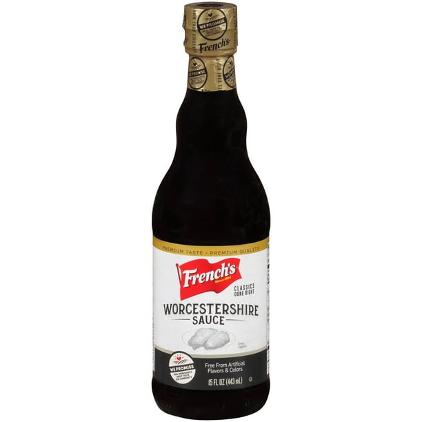 French's Classic Worcestershire Sauce, 15 fl oz, Meat Marinade