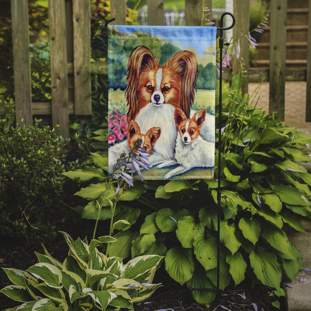 Papillon Momma's Love Garden Flag