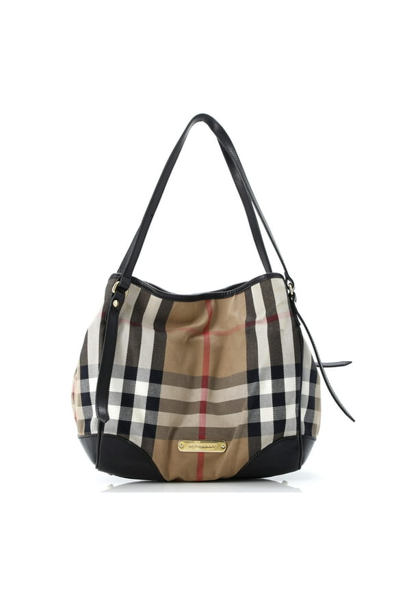 Pre-Owned Canterbury Tote House Check Canvas Small By Rebag
