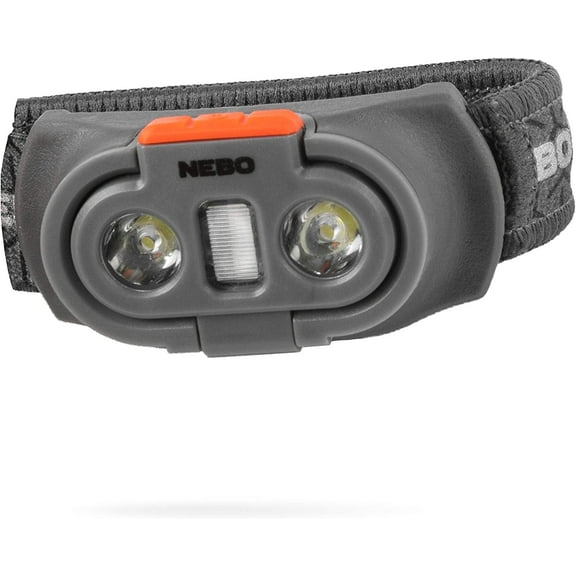 NEBO Einstein 750 Lumen Outdoor Compact Easy Tilt Camping Headlamp with Red Light, Turbo Modes and Adjustable Strap