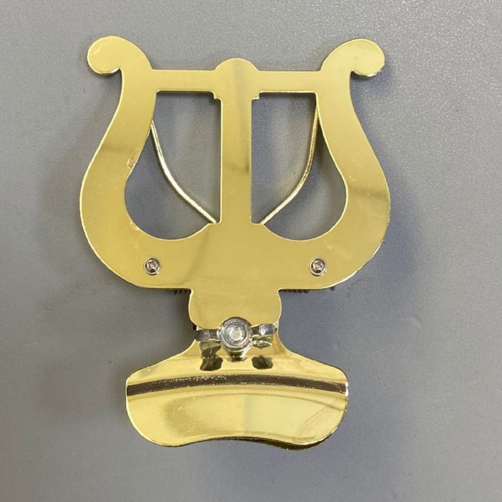 Professional Trombone Clip Music Holder March Music Holder Stand Gold Parts