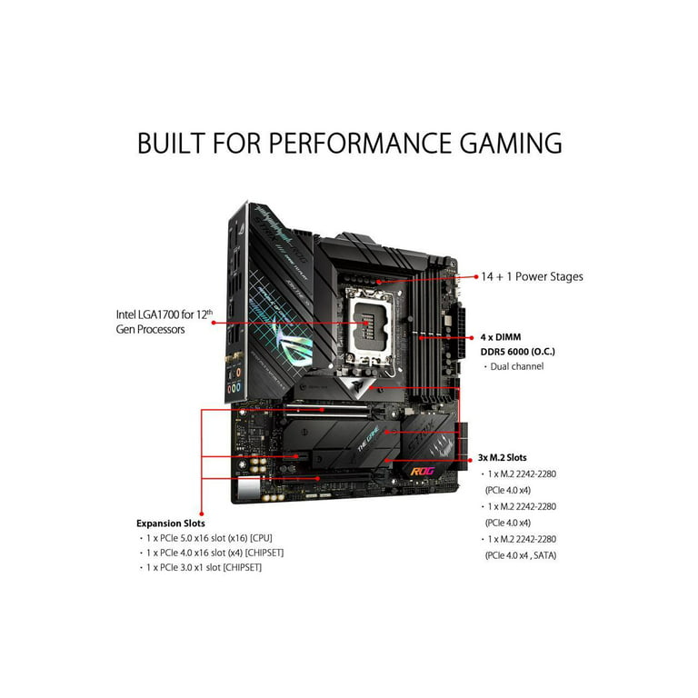 ROG STRIX Z690-G GAMING WIFI  Gaming motherboards｜ROG - Republic of  Gamers｜ROG Brasil