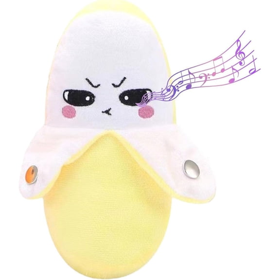 Interactive Music Plush Toy – Banana Electric Plush Toys for Parent - Couples & Friends Prank Toy, Banana Toy Valentine’s Day & Easter Party Fun Gift for Adults stuffed animals