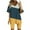A-Yellow, variant on Wyobmus Women 2 Piece Short Outfits Set Color Blocked Half Sleeve V Neck T Shirt Biker Shorts Loose Fit Workout Tracksuit A-Khaki