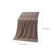 thumbnail image 3 of Toalla de Baño de Algodón Puro para Adultos | Algodón Súper Absorbente y Suave | Diseño de Lujo con Línea Dorada | Grande 70x140 cm | Rizo Doble Cara | Para Hogar, Hotel, Spa, Playa | Azul, Caqui, 3 of 6