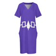 thumbnail image 3 of Vestido Hiawatha con bolsillos para mujer, traje con cinturón., 3 of 6