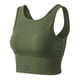 thumbnail image 1 of Camiseta Crop Top Deportiva Reversible Verde Talla L, 1 of 6
