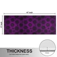 thumbnail image 5 of Kitchen Rugs Sets Of 2,Purple Gothic Floral Pattern Anti Fatigue Kitchen Mat Rugs Non Slip Washable,Decorative Kitchen Floor Mats for Kitchen,Sink,Laundry,17"X47", 5 of 5