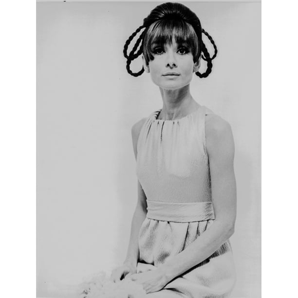 audrey hepburn white gown