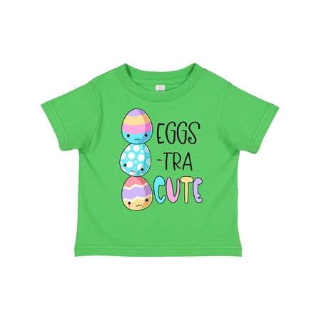 

Inktastic Eggs-tra Cute Fun Easter Eggs Gift Toddler Boy or Toddler Girl T-Shirt
