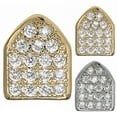 thumbnail image 2 of Single Tooth Grill Punk Hip Hop Plated Grillz Cap Grillz Rhinestone Teeth Grillz, 2 of 10